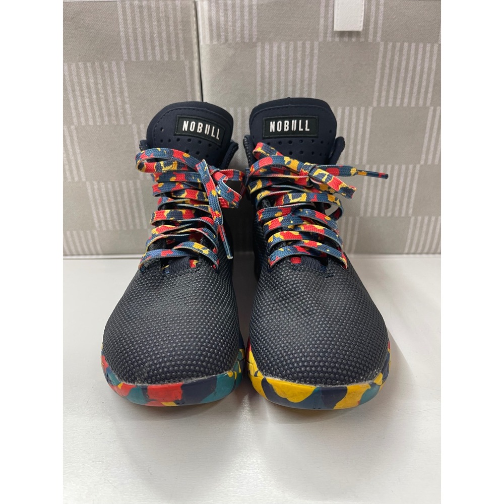 NOBULL High-Top Trainers Navy SuperFabric Primary Camo Mens 6 Womens 7.5